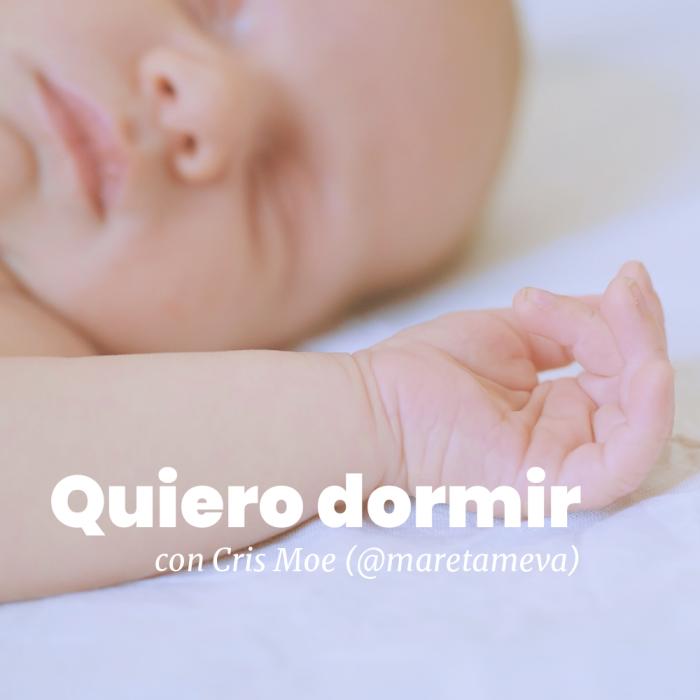 Bebé durmiendo tranquilamente, imagen de portada del curso “Quiero dormir” de Cris Moe en Brisa TV.