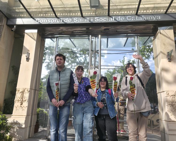 Aura al CSC per celebrar Sant Jordi