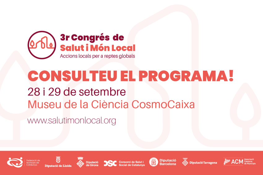 Disponible el programa del 3r Congrés de Salut i Món Local