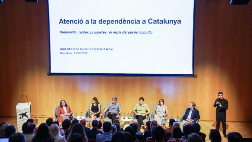 Moment de la presentació del 4t informe del CETIS