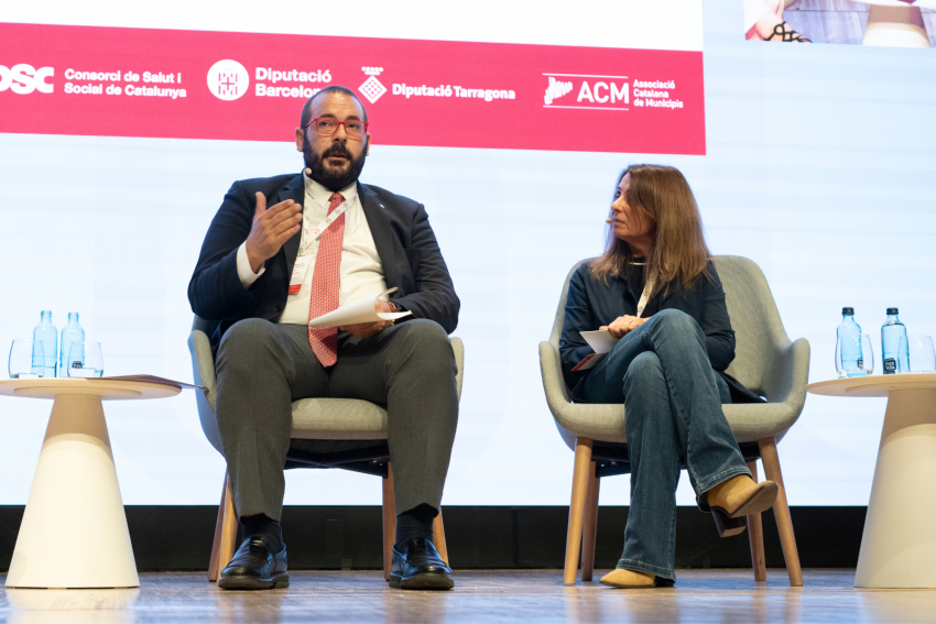 David Bote i Meritxell Budó al 3r Congrés de Salut i del Món Local