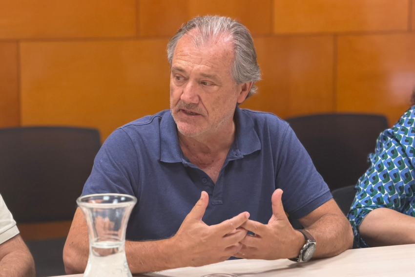El doctor Ferran Garcia, acomiadant-se al CSC