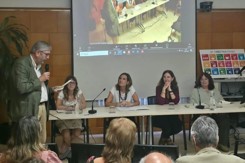 Imatge de les ponents de la Trobada de Salut Pública celebrada el passat 17 de setembre