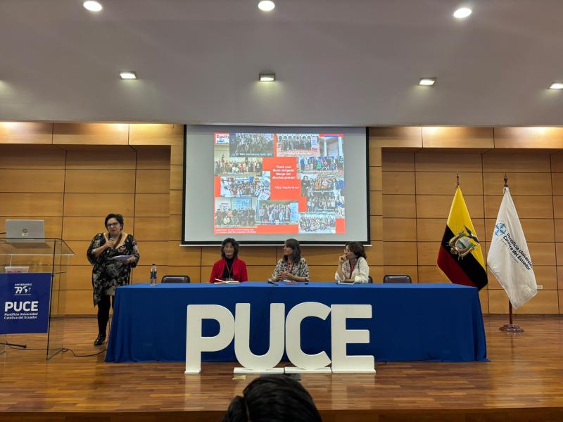 Ponents durant el seminari que va tenir lloc a la PUCE