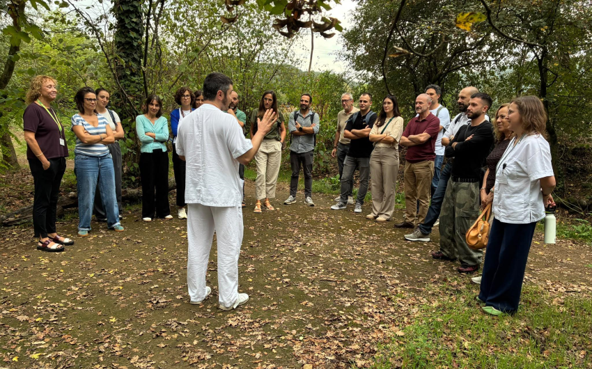 Els membres del Green Team durant la visita a la PEHSU.CAT de l'Hospital d'Olot