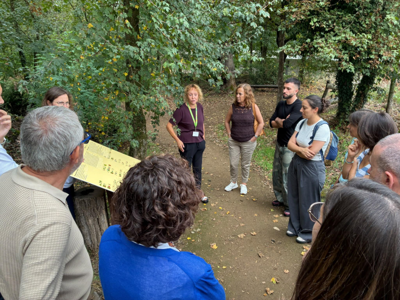 Els membres del Green Team durant la visita a la PEHSU.CAT de l'Hospital d'Olot