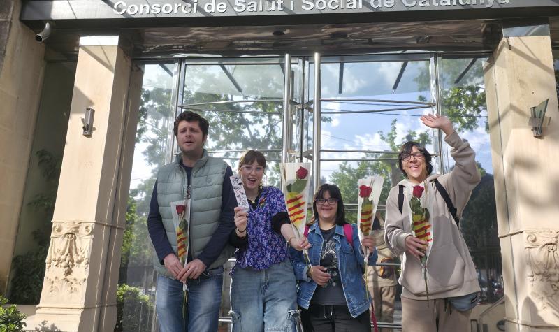 Aura al CSC per celebrar Sant Jordi