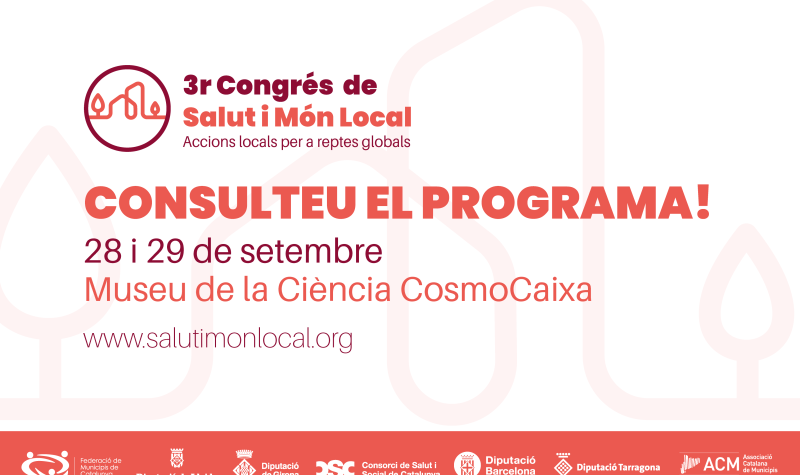 Disponible el programa del 3r Congrés de Salut i Món Local