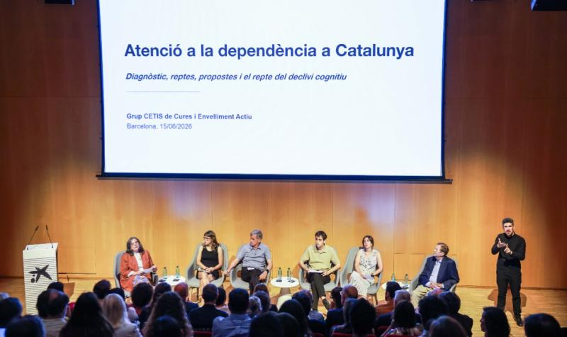 Moment de la presentació del 4t informe del CETIS