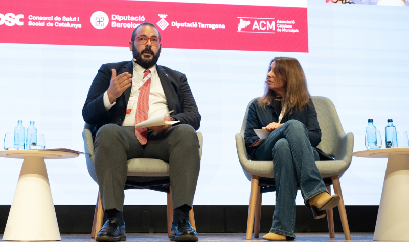 David Bote i Meritxell Budó al 3r Congrés de Salut i del Món Local