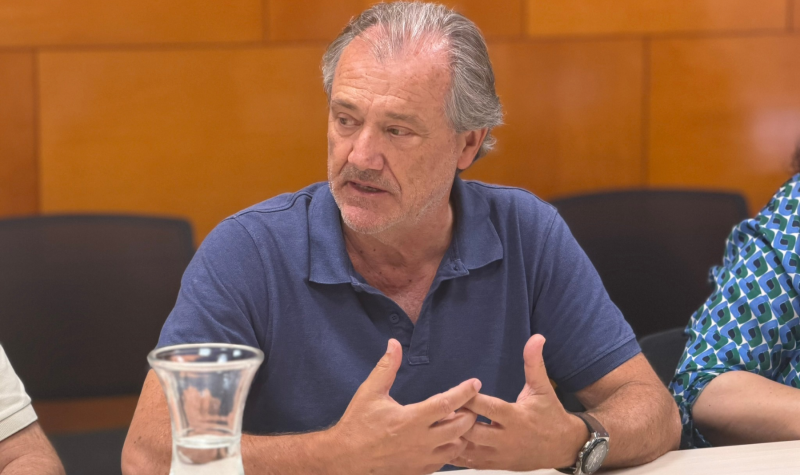 El doctor Ferran Garcia, acomiadant-se al CSC