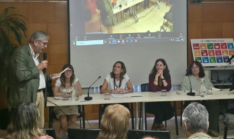 Imatge de les ponents de la Trobada de Salut Pública celebrada el passat 17 de setembre
