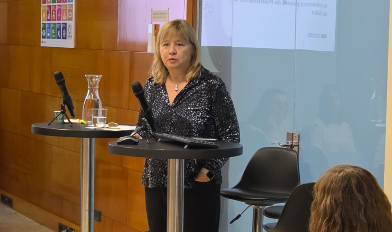 Ariadna Mas durant la jornada de Sostenibilitat
