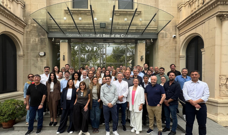 Foto de grup de la delegació de professionals de l'Argentina.