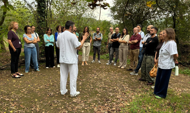 Els membres del Green Team durant la visita a la PEHSU.CAT de l'Hospital d'Olot