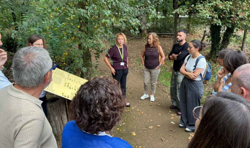 Els membres del Green Team durant la visita a la PEHSU.CAT de l'Hospital d'Olot
