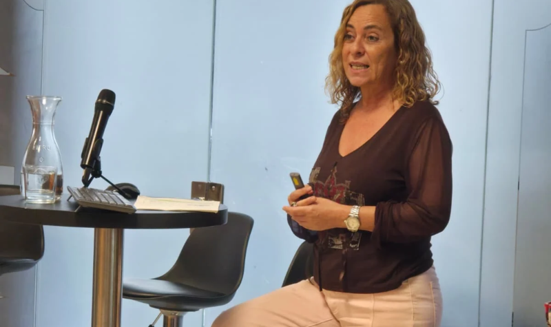 Marta Moles durant la jornada de Sostenibilitat